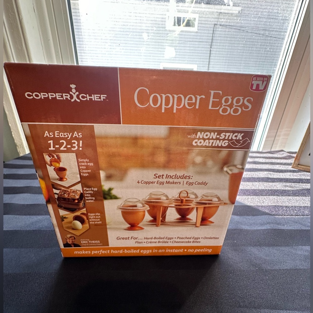 Copper Chef Copper Eggs as seen on TV non stick coating easy kitchenware cooking